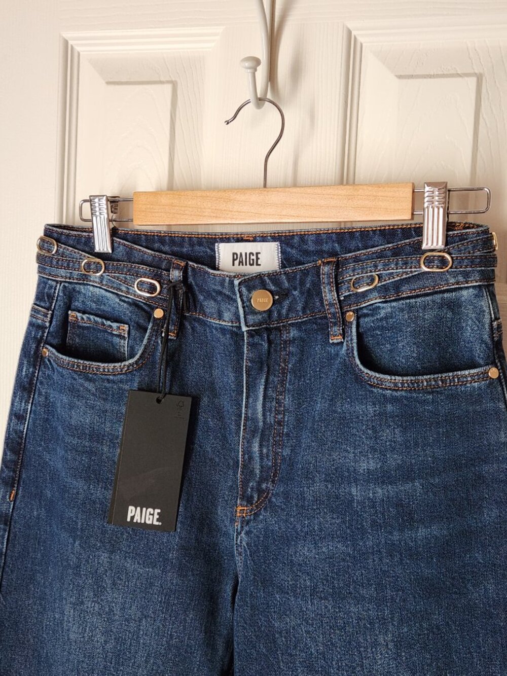 PAIGE Leenah Slim Wide Leg in Technique Wash - Picture 4 of 14